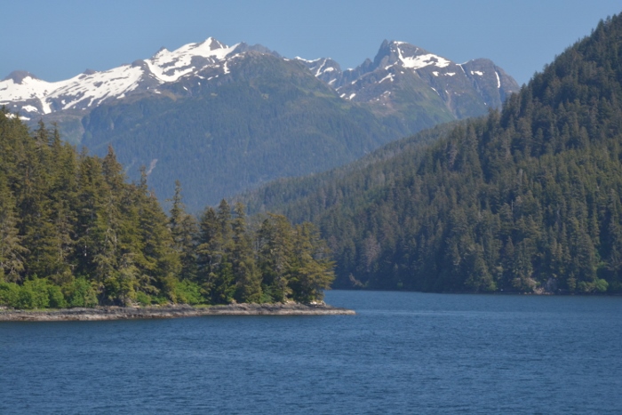 from the ferry between Sitka and Juneau
